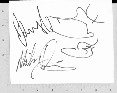 Supergrass hand signed - supergrass,